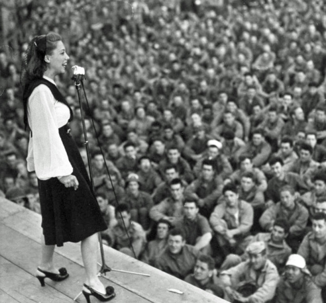 Dinah Shore in France August 1944